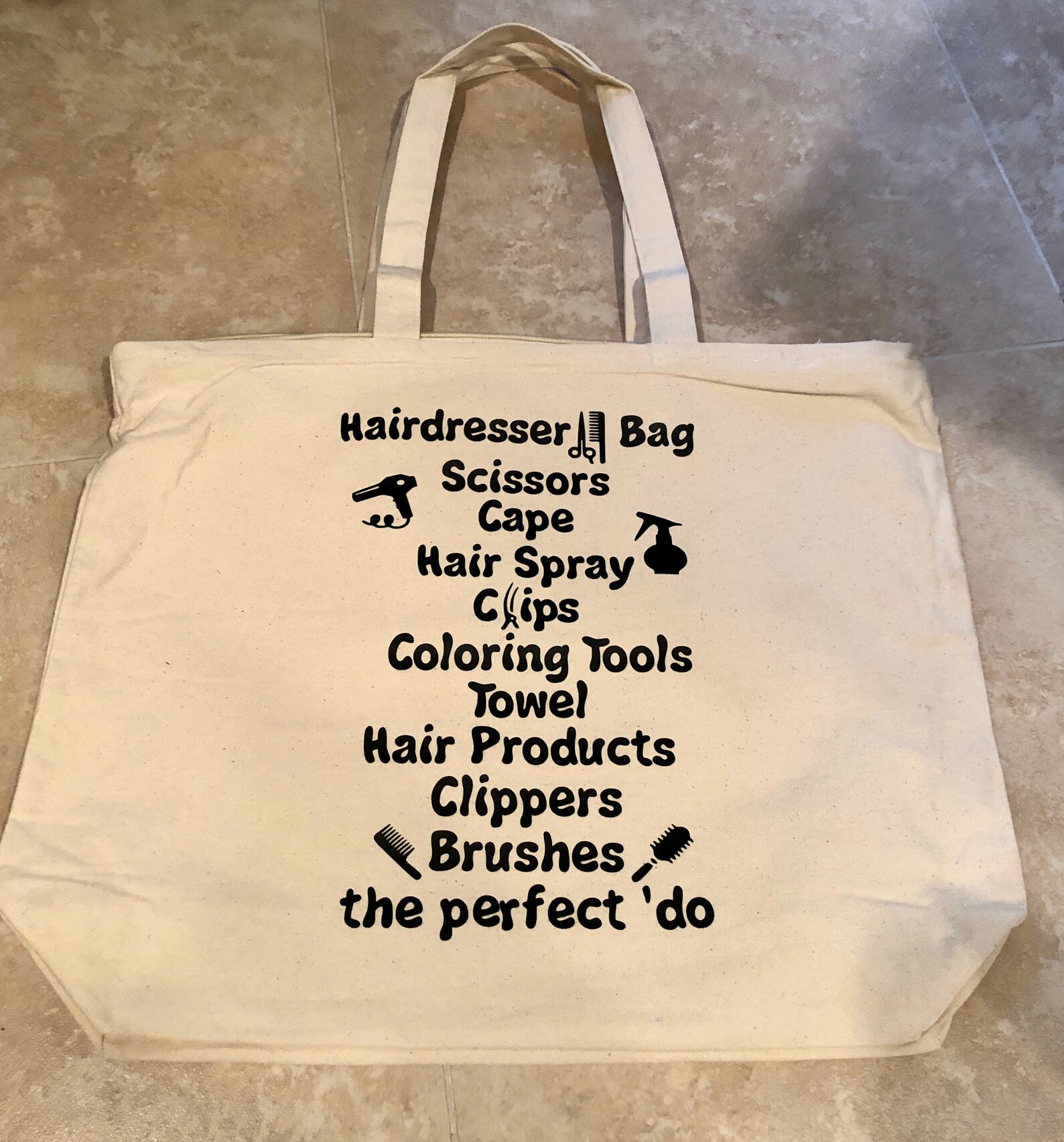 HAIRDRESSER BAG hair Stylist Tote Travel Tote Gift for Etsy