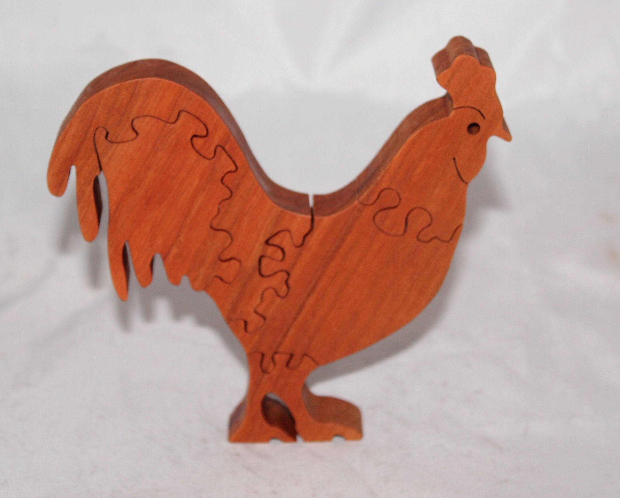 Rooster Puzzle Etsy