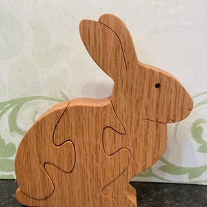 Wooden Rabbit Puzzle