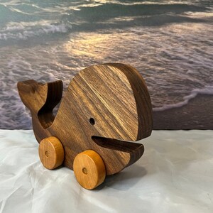 Walking Whale (with pull or push toy options)