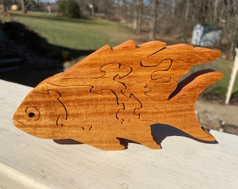 Wooden Fish Puzzle