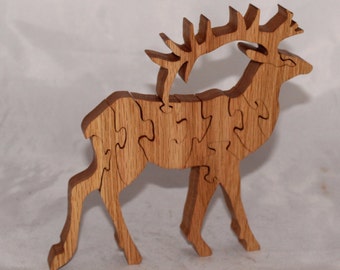 Oak Reindeer Puzzle