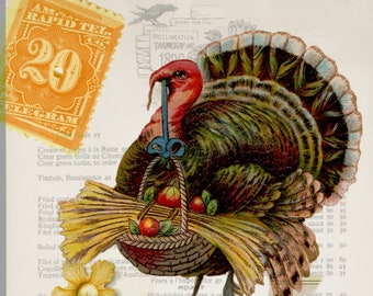 Tea Towel-Fal- Thanksgiving Turkey