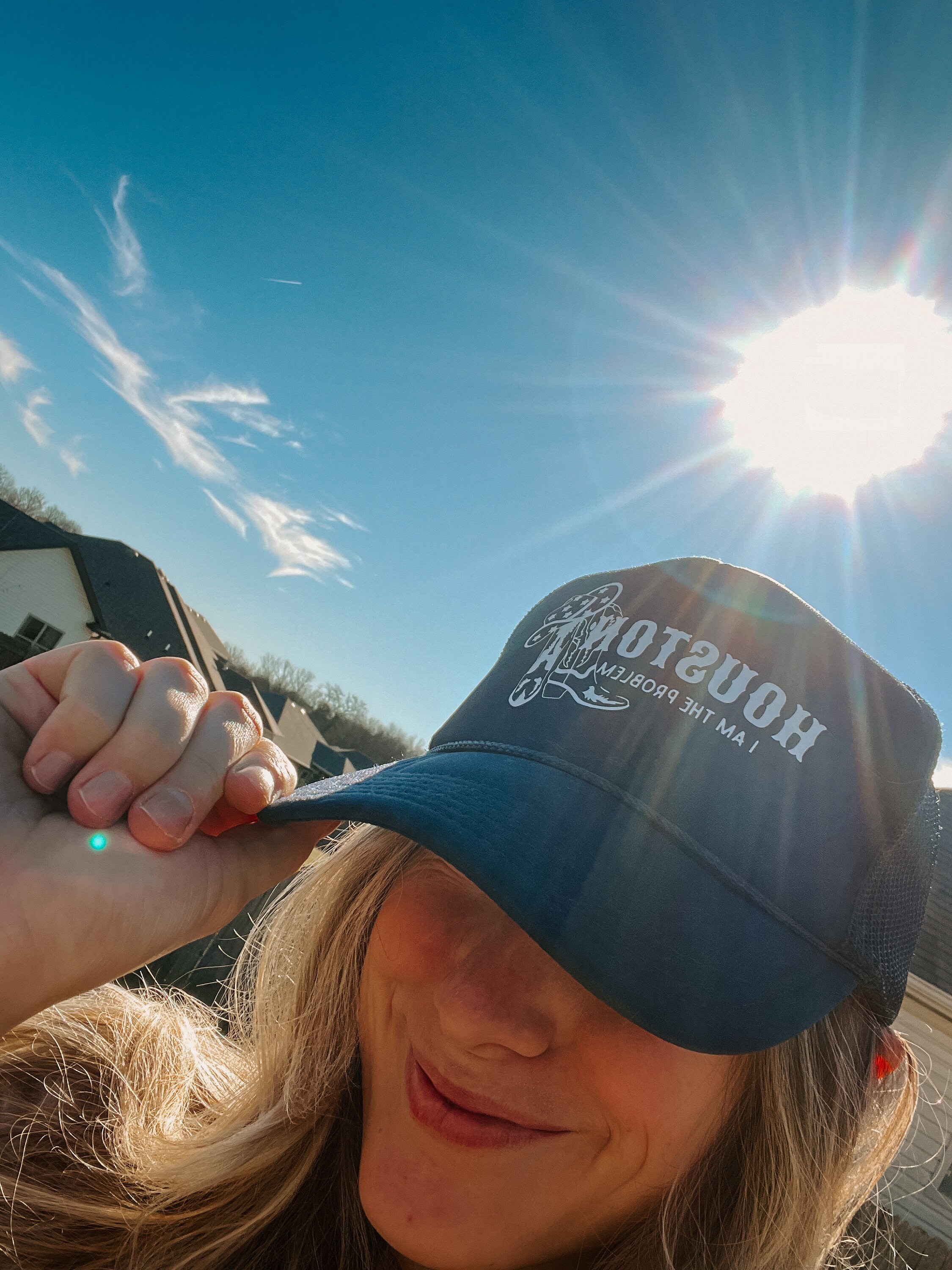 Houston I Am the Problem Cowboy Hat Nashville Hat Bachelorette Party