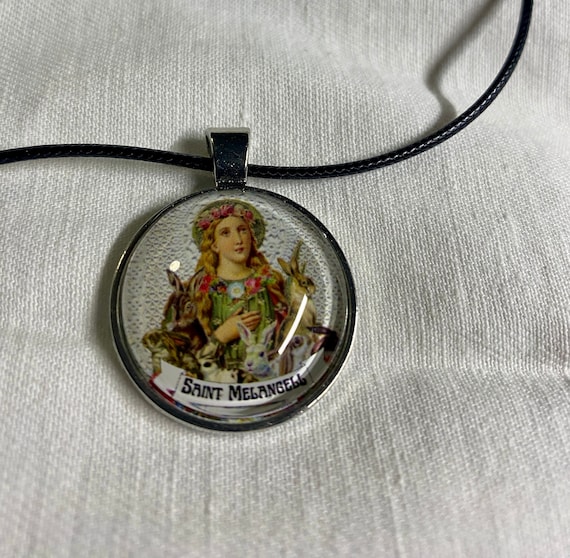 Saint Melangell Pendant (white)
