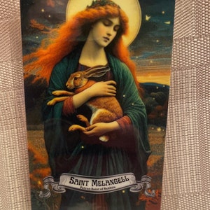 St. Melangell Schutzpatron der Kaninchen und Kleintiere