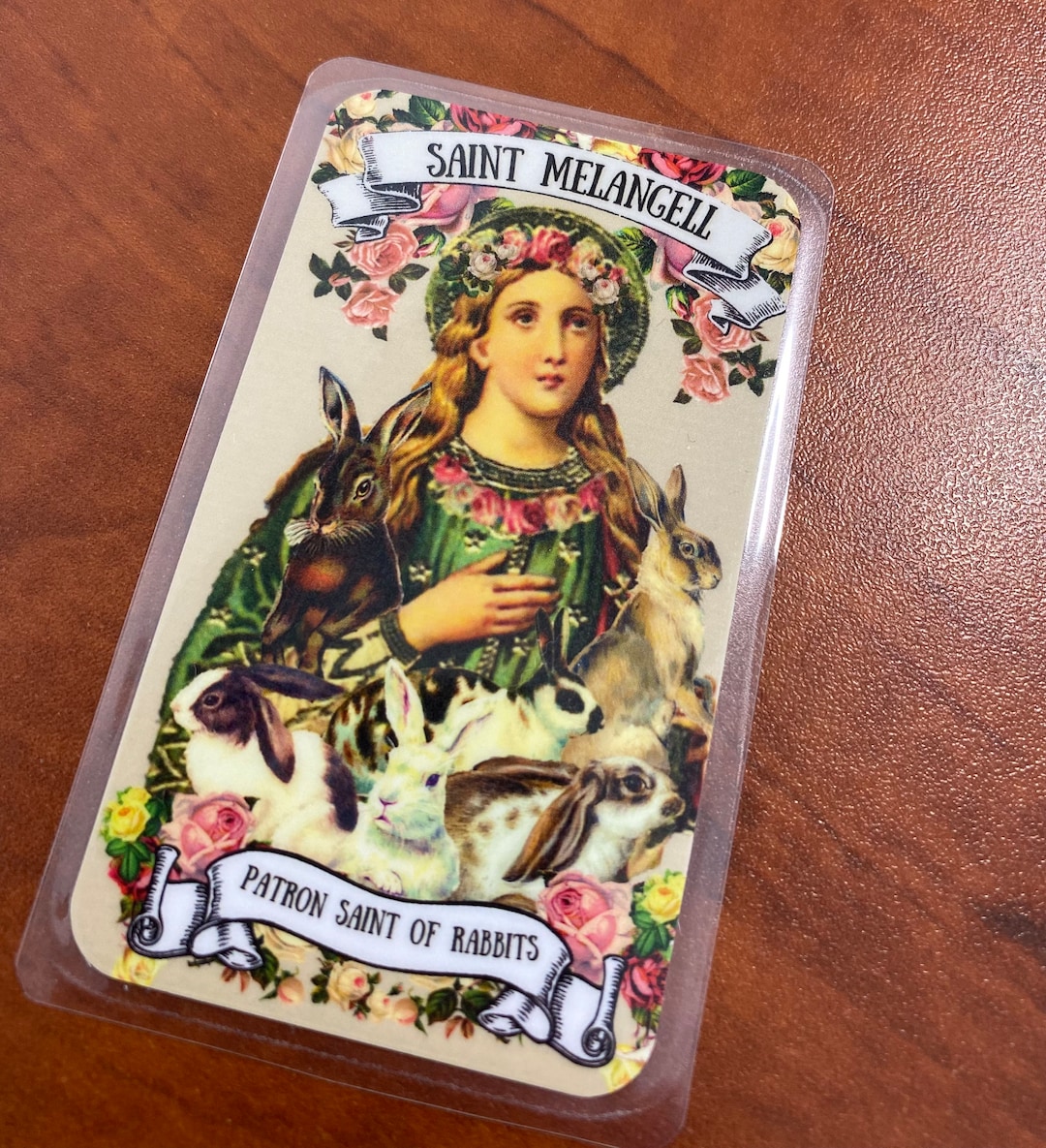 Saint Melangell Patron Saint of Rabbits and Small Animals Etsy