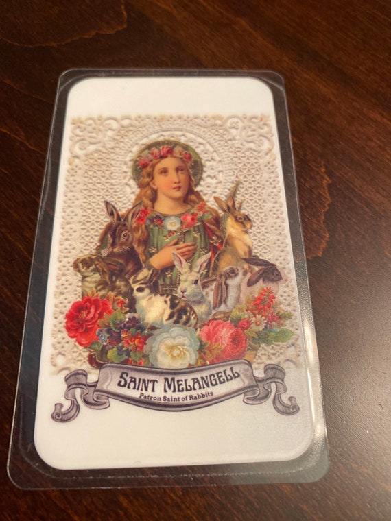 Saint Melangell Patron Saint of Rabbits Hares and Small Etsy