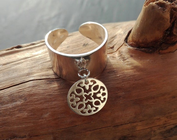 Boho silver medal ring 925 - Boho Jewelry - Women's Jewelry - Gift for her