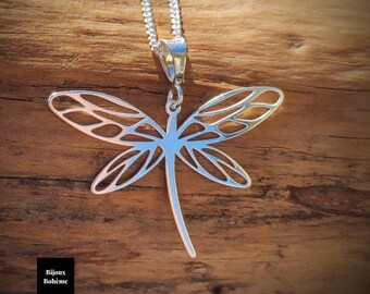 925 Silver Dragonfly Pendant - Dragonfly Jewelry for Women - Boho Jewelry