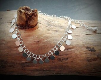 Bracelet silver 925 mesh fancy grapevines - Bracelet Boho chic - Jewelry Boho - gift idea woman