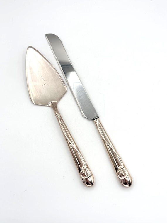 Lenox Forevermore Wedding Cake Server Set Bridal Knife Silver