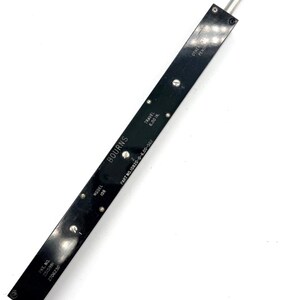 May include: A black linear motion potentiometer by Bourns, model 108, featuring a 6.00 inch travel length. The device has a rectangular housing with visible screws, a metal rod extending from one end with a small hook, and printed text including part number 10820-0-6.00-502 and patent numbers.