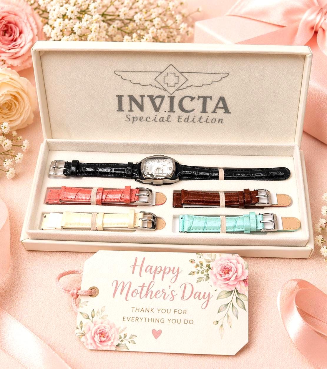 Invicta Special Edition Women\'s Baby Lupah Watch Gift Set with 7 Interchangeable Invicta Women main image 2