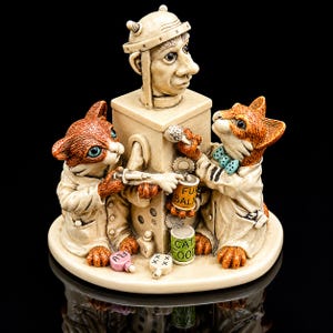 Harmony Kingdom Cat Figurines - Etsy