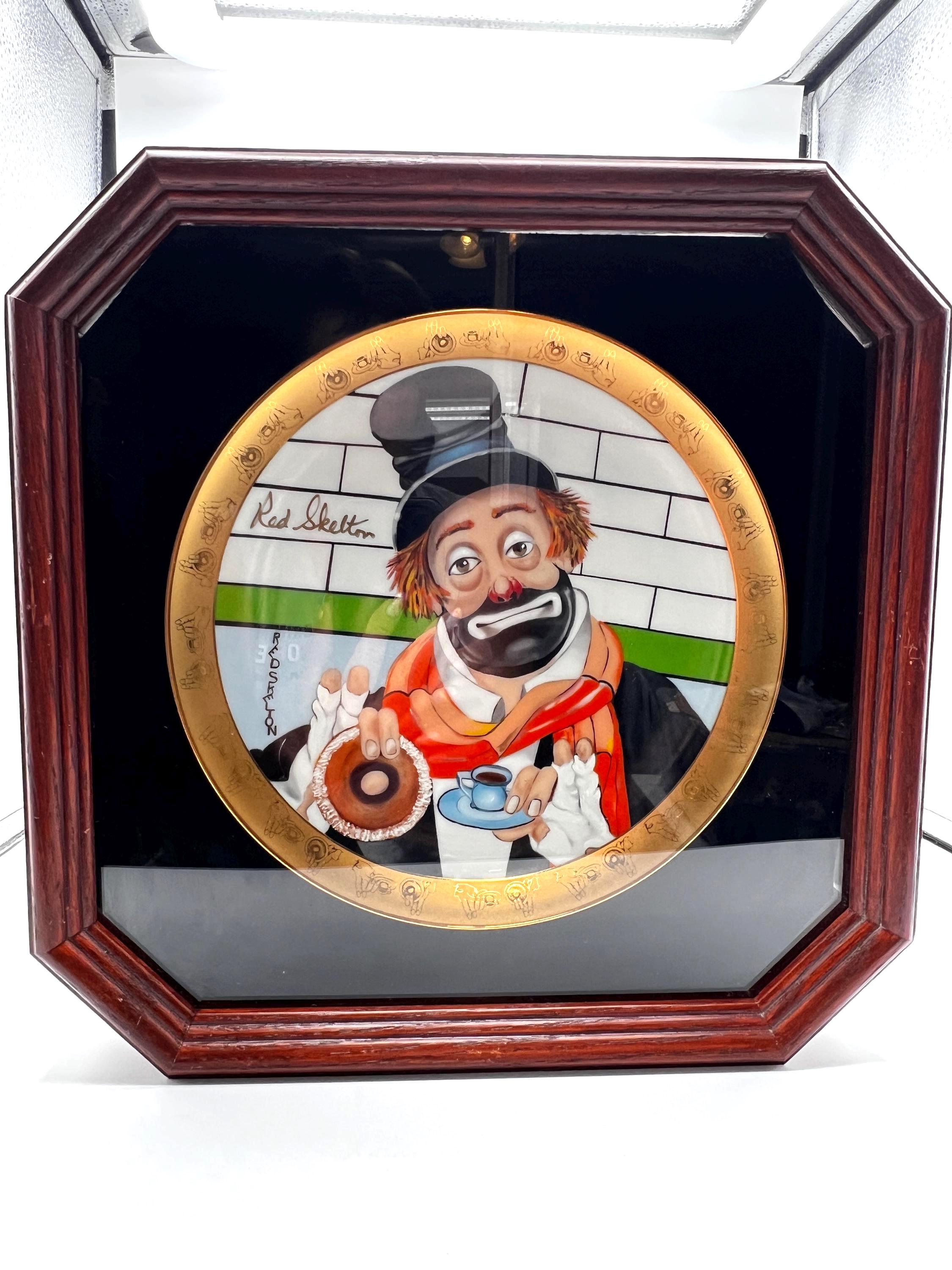 Red Skelton Clown Plates
