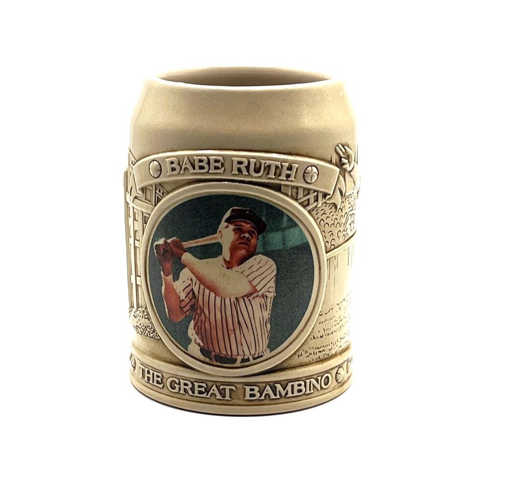 Babe Ruth Stein Cooperstown Mug Vintage Baseball Collectible Gift - Etsy