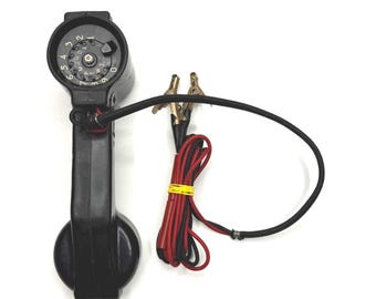 Vintage Western Electric Lineman Buttset 1960s Rotary Phone Tester Telecommunications Decor