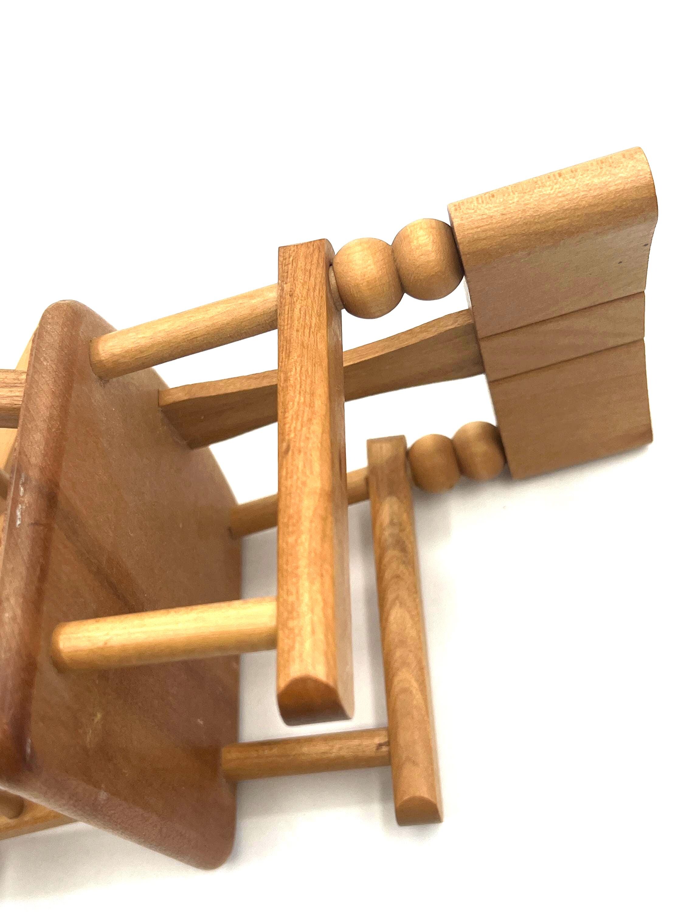 Strombecker Miniature Rocking Chair Vintage Dollhouse Furniture - Etsy