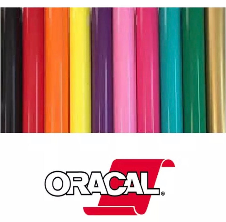 Oracal 651 5ft rolls Permanent Adhesive Vinyl Permanent Etsy