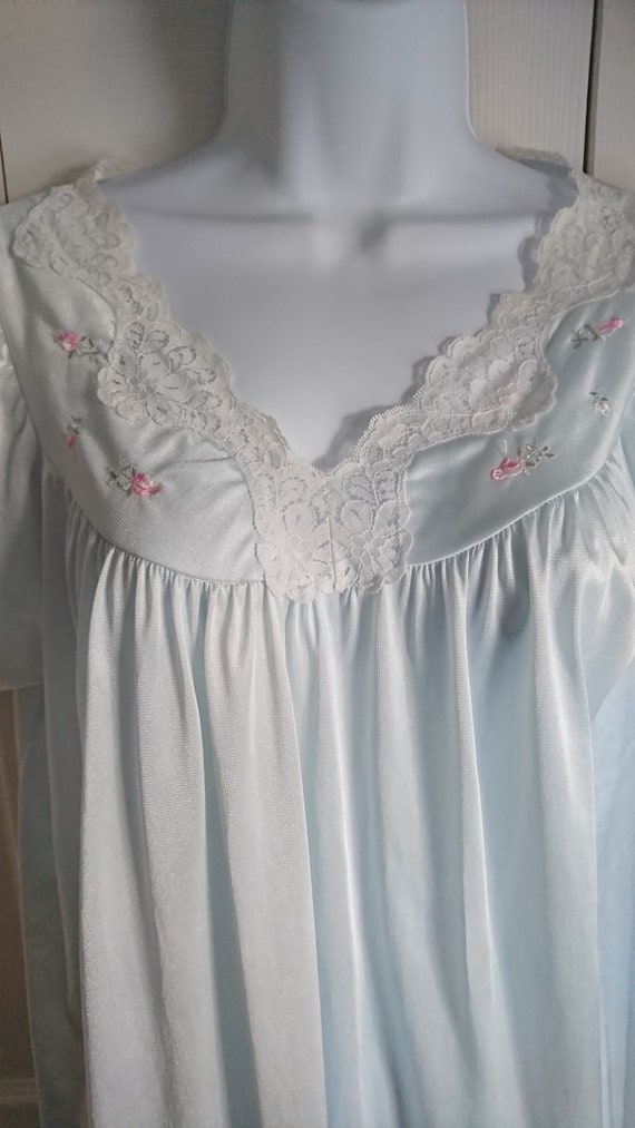Vintage Nightgown,Vintage Heiress Nightgown,Nylon