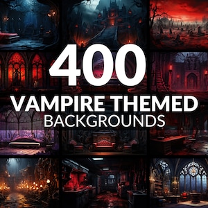400 Vampire Room Mega Bundle Vtuber Backgrounds, Gothic Stream Backgrounds, Twitch Background, Virtual Background, Vtuber Digital Download