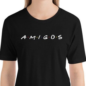Friends vrienden - Spaans: Korte mouwen T-Shirt Unisex