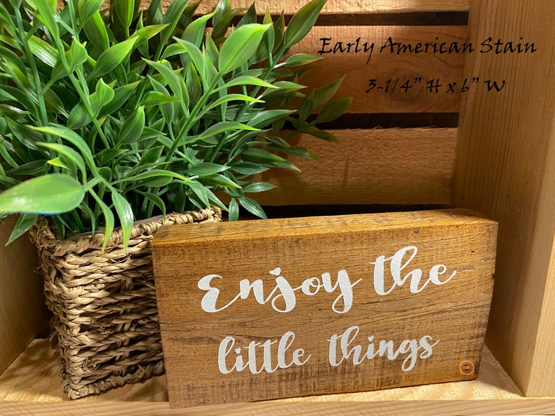 Small Custom Block Signs / Personalized Wood Sign / Handmade / Etsy