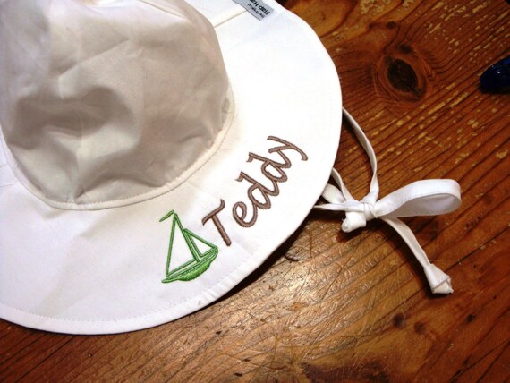 monogrammed hats for babies