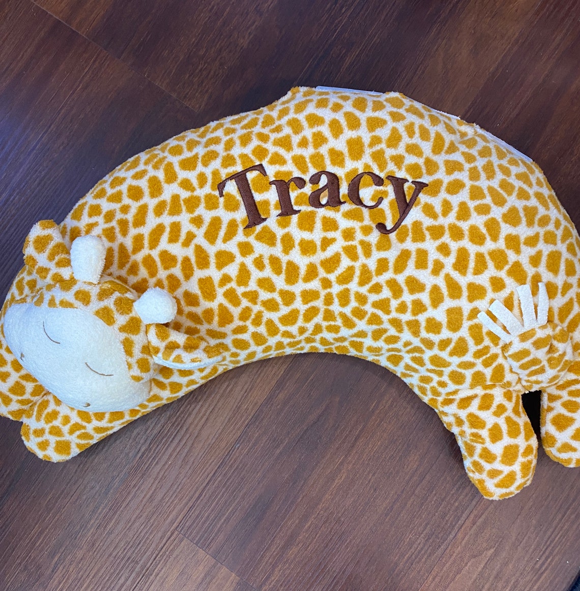 Giraffe Pillow and Lovie Set / Personalized Crib Pillow / Etsy