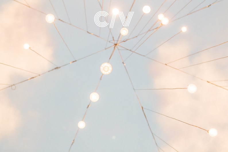 Pastel Lights, Clouds, Nursery, Download Digital Photography, Print, Downloadable Image, Printable Art, Artwork image 2