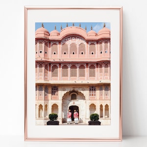 India Architecture Pink City Palace Travel Photography, Download Digital Photography, Print, Downloadable Image, Printable Art, Artwork