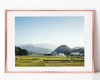 Landscape Photography, Japan, Countryside, Download Digital Photography, Print, Downloadable Image, Printable Art, Artwork