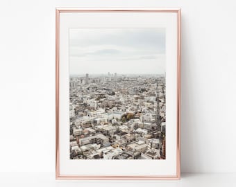 Travel Photography, Japan, Tokyo, City View, Download Digital Photography, Print, Downloadable Image, Printable Art