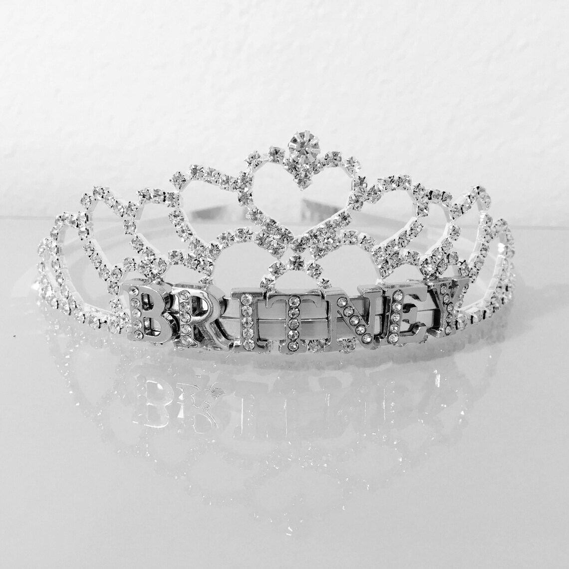Custom name tiara/custom word tiara for birthday Etsy
