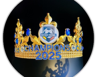Custom photo logo tiara or crown: Personalized Adjustable Crown for Celebrations