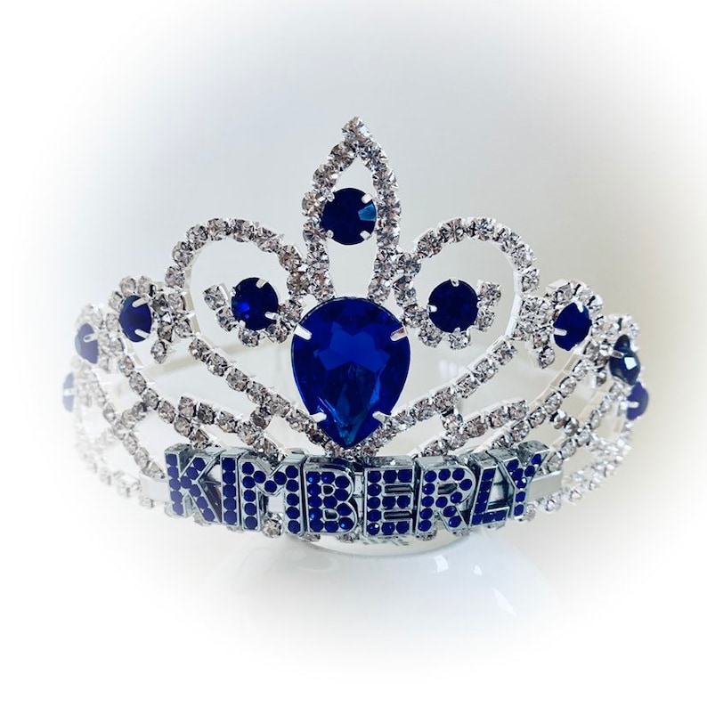 Custom Name Tiara/custom Word Tiara for Birthday Etsy