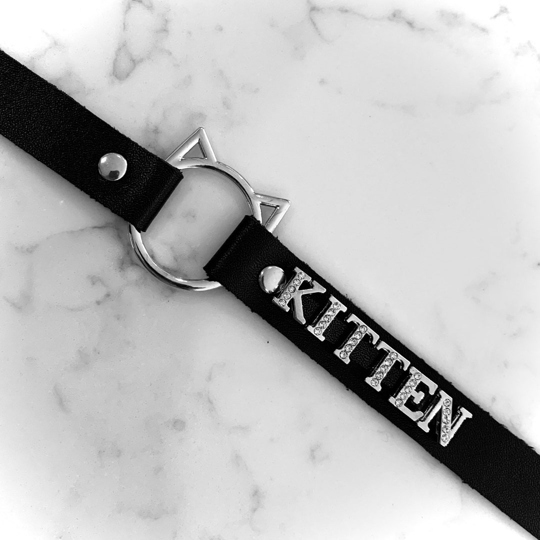 DDLG Kitty/kitten Collar Choose Your Word...slt Daddys Etsy Australia