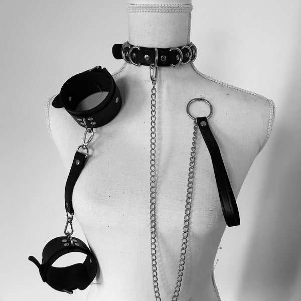 Human Collar and Leash Etsy