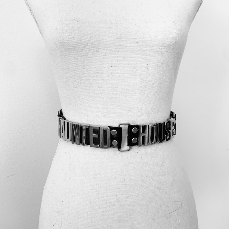 Custom name logo belt with huge 30mm letters. Designer belt | Etsy