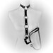 Mature-Hook with collar and adjustable strap attached (anal sex hook with rig)