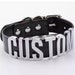 Custom thick collar with huge 30mm letters BDSM/DDLG choker. Choose your words...sl*t , princess, baby...up to 10 letters.