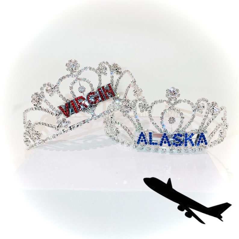 Custom name tiara/custom word tiara for birthday, bachelorette, wedding or any special ocassion. Your name or phrase on a tiara. image 5