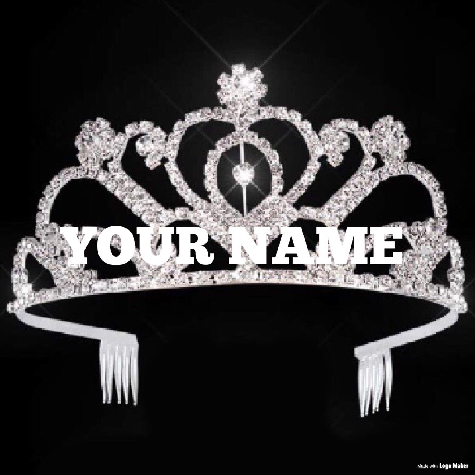 Custom Name Tiara/custom Word Tiara for Birthday Etsy
