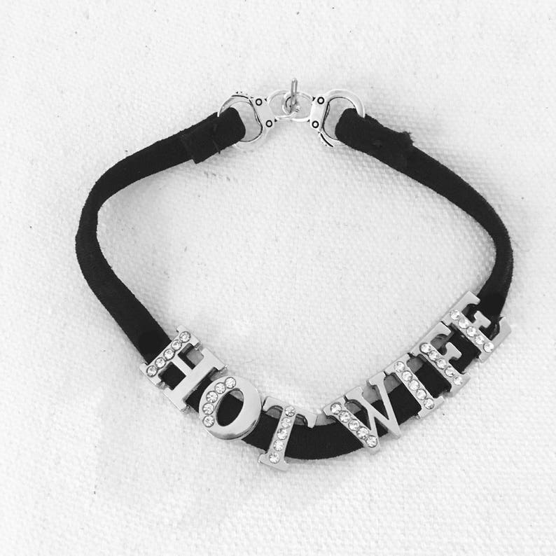 Hot wife/BBC/Queen of spades/Slut elastic anklet or choker | Etsy