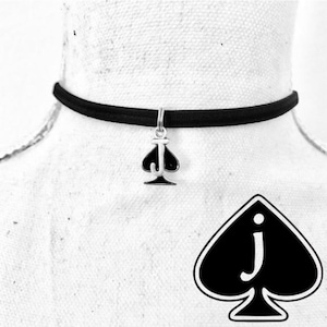 Schoppenboer elastische choker of hangende ketting. JOS