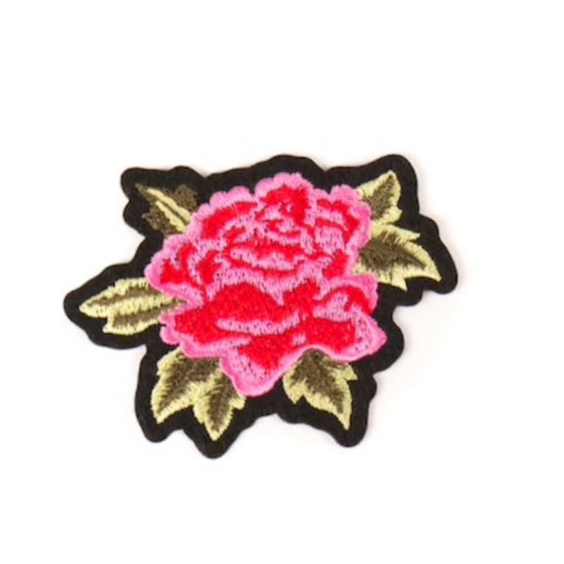 pink blossom or blue butterfly blue flowers Embrodered flower thick collar BDSMDDLG choker *limited edition! Red rose