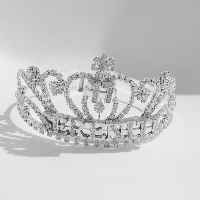 Custom Name Tiara/custom Word Tiara for Birthday Etsy