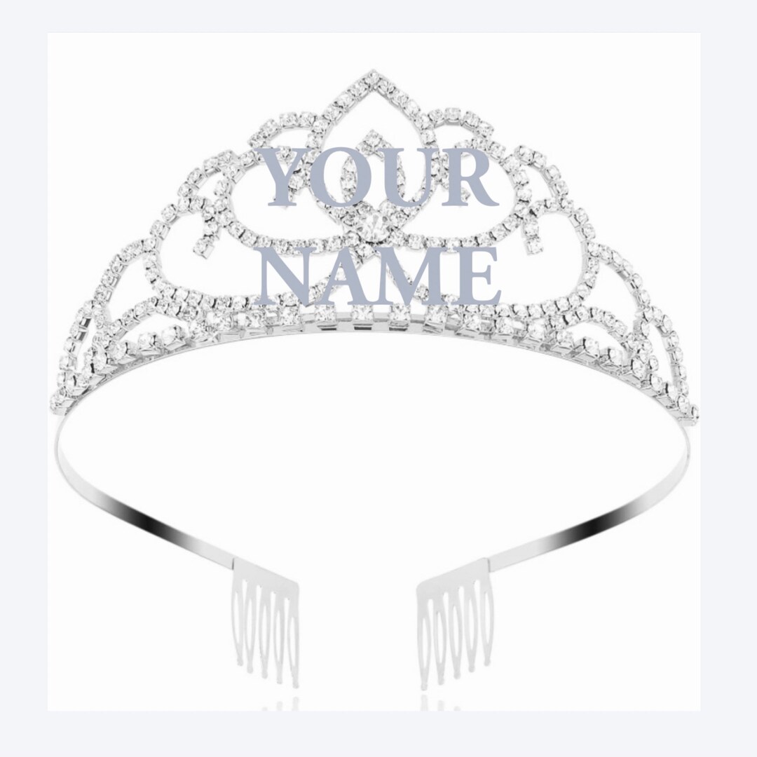 Small Child Sized Custom Name Tiara/custom Word Tiara for Birthday, or