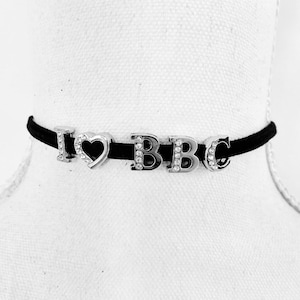I Love BBC Custom elastic anklet or choker. I love bbc elastic choker or anklet.